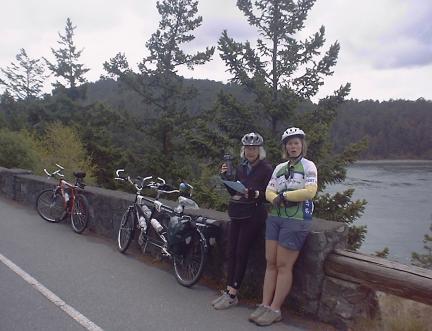 Judy and Liz at Deception Pass